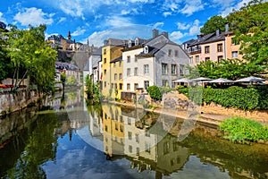 Luxembourg city, the capital of Grand Duchy of Luxembourg