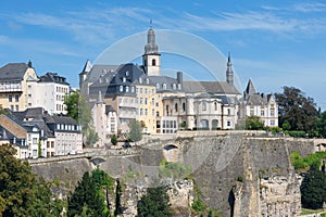 Luxembourg city, the capital of Grand Duchy of Luxembourg