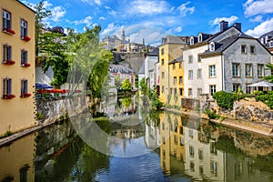 Luxembourg city, Grund quarter and the Old town photo
