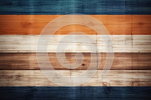 Luxembourg flag painted on wooden plank texture background. National flag of Luxembourg, India Flag on wood texture background