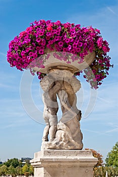 Luxembourg gardens ornamental statue, Paris