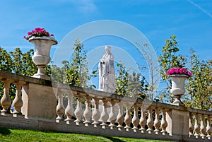 Luxembourg gardens ornamental statue, Paris