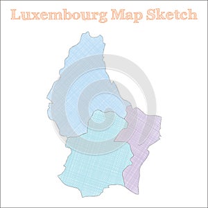 Luxembourg map.