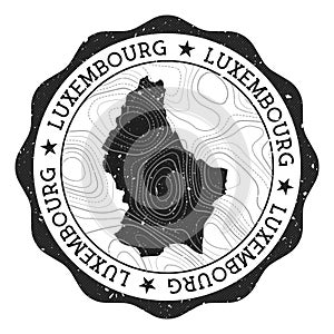 Luxembourg outdoor stamp.