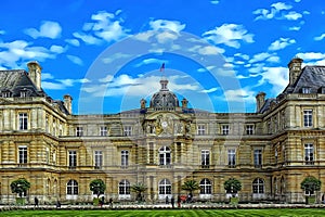 Luxembourg Palace, Paris, France - Original Digital Art Painting