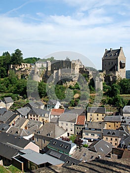 Luxembourg - ruins of medieval Castle Larochette - Larochette