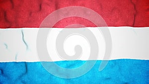 Luxembourger Flag Seamless Video Loop