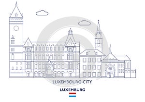 Luxemburg City Skyline, Luxemburg photo