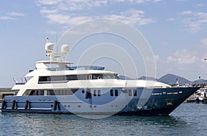 A luxery yacht
