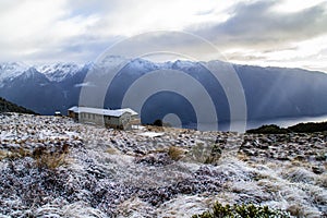 Luxmore Hut, Kepler Track, Fiordland National Park, New Zealand