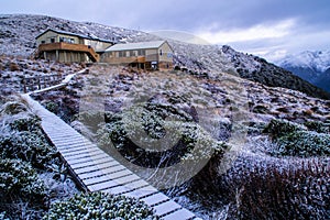 Luxmore Hut, Kepler Track, Fiordland National Park, New Zealand