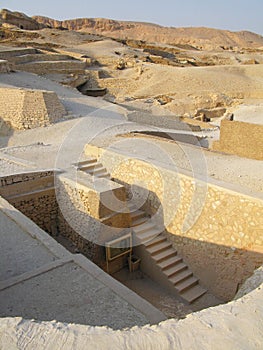 Luxor, Egypt: The ancient necropolis of the nobles in Thebes