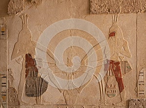 Luxor, Egypt. Pharaoh Hatshepsut mortuary temple