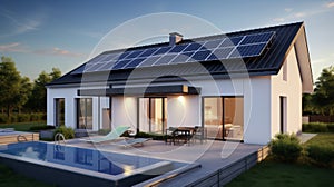 Luxory House with Solar Technology