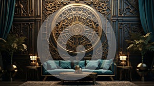 luxuary Simulated wall art in the bohemian style