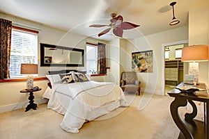 Luxuriant bright bedroom