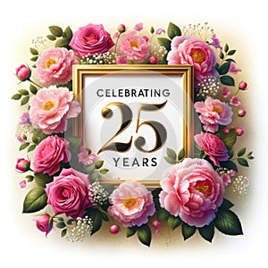 Luxurious 25th Anniversary with Lush Peonies