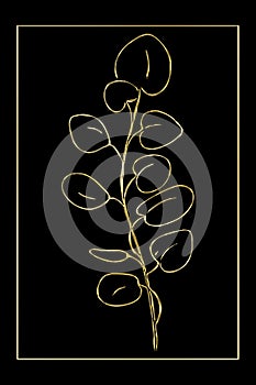 Luxurious 3D background with embossed gold pattern for use on Happy Birthday