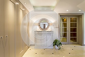 Luxurious anteroom for an upper-class family photo