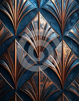 Luxurious Art Deco Metalwork Texture
