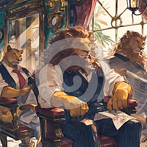 Luxurious Barber Shop for Distinguished Lions
