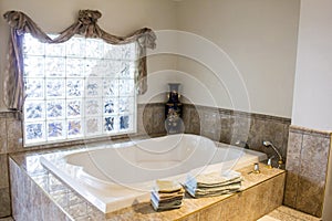 Luxurious bathtub bathroom