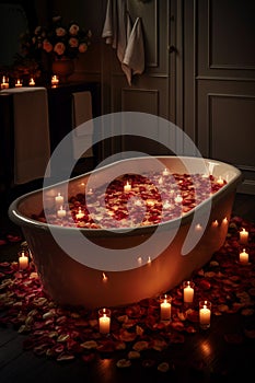 luxurious bathtub