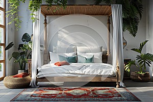 Luxurious Bedchamber Design - Cozy Bedroom Furniture Set photo