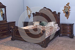 Luxurious bedroom furniture in a classic style
