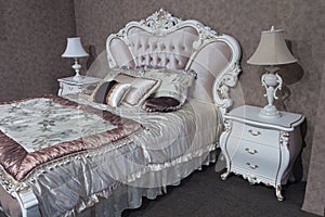 Luxurious bedroom furniture in a classic style