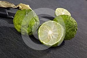 Luxurious bergamot background.