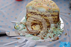 Luxurious birthday cake