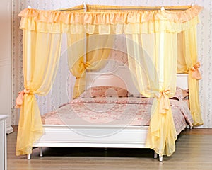 Luxurious canopy bed