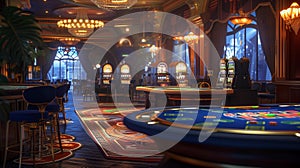 Luxurious Casino Interior
