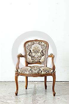 Luxurious classical vintage armchair