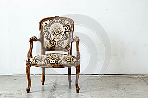 Luxurious classical vintage armchair