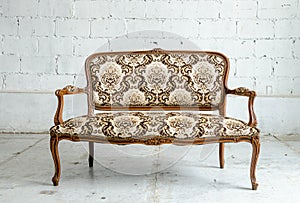 Luxurious classical vintage sofa