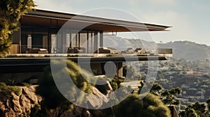 Luxurious Cliffside House With Immersive Vray Tracing Renderings