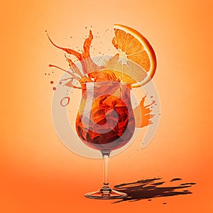 Luxurious cocktail drink