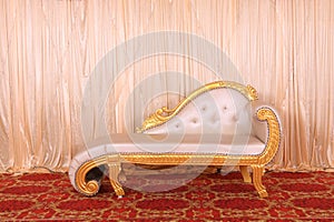 luxurious couch in a wedding