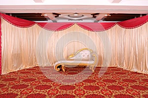 luxurious couch in a wedding