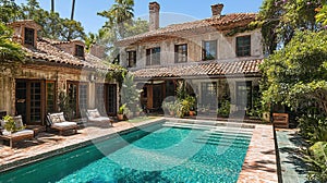 Luxurious courtyard pool home, Florida