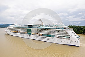 Luxurious cruise ship photo