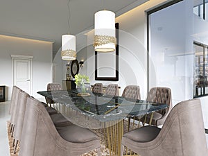 Luxurious dining room