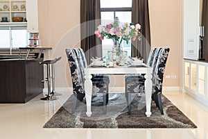 Luxurious dining room