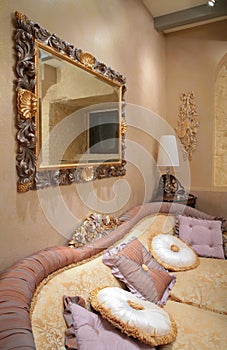 The luxurious drawing-room