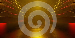 Luxurious And Elegant Modern Dark Volumetrics Smoke Lime Green Concrete Illustration Banner Background Wallpaper 3D Rendering photo