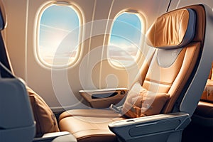 Luxurious first class seats for ultimate vacation comfort and indulgence