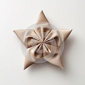 Luxurious Folded Star Origami With Pink Ribbon In High Definition