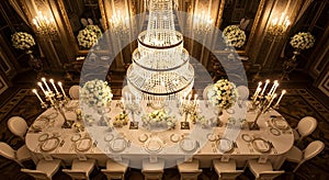 Luxurious Formal Dining Table Setting
